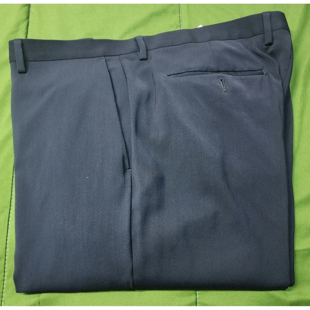 Banana Republic Modern Slim Fit Flat Front Men's Dress Pants Blue Size 38X32